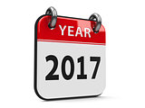 Icon calendar 2017 year