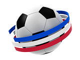 Football France 2016 with stripes