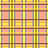 Seamless rectangular pattern in yellow and terracotta