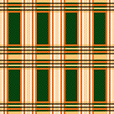 Seamless rectangular pattern in orange and green 