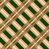 Seamless diagonal pattern in orange and green