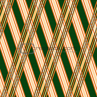 Seamless pattern in orange and green hues