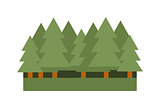 Forest icon vector illustration.