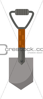 Shovel vector illustration.