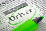 We are Hiring Driver.