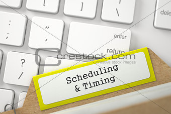 Folder Register with Scheduling & Timing.