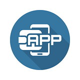 Flat Digital Wallet APP concept Illustration