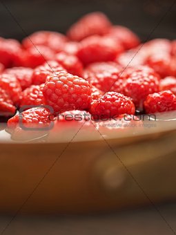 rustic french raspberry fruit compote preserve