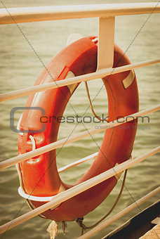 Lifebuoy on board