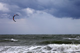 Power kite and storm sky