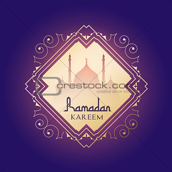 Ramadan kareem background 