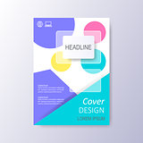 Abstract cover design template