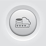 Secure Cloud Storage Icon.