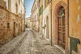 typical italian city street