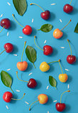 Abstract cherry isolated 