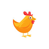 Chicken Simplified Cute Illustration