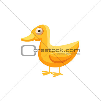 Duck Simplified Cute Illustration