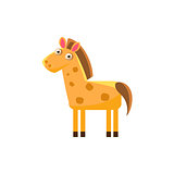 Horse Simplified Cute Illustration
