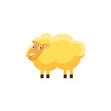 Sheep Simplified Cute Illustration