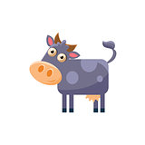 Cow Simplified Cute Illustration
