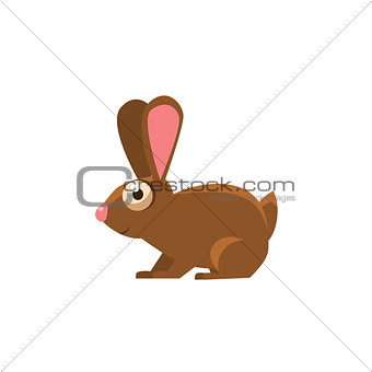 Rabbit Simplified Cute Illustration