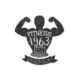 Vintage Gym Fitness Stamp Collection