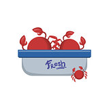 Crabs In Tupperwear Container