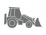 Vector tractor icon