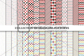 Collcetion of geometric seamless patterns.