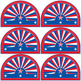 American patriotic symbol for design and decorate.