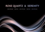 Iridescent rose quartz and serenity wavy background