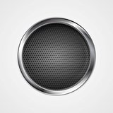 Abstract metal perforated circle background