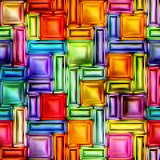 Seamless texture abstract shiny colorful background 3D illustration