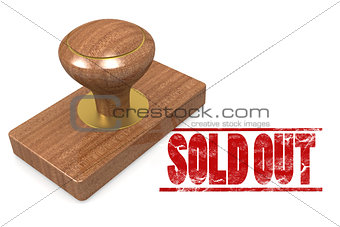 Sold out wooded seal stamp