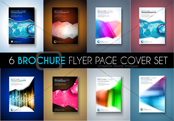 Set of Brochure templates, Flyer Designs or Depliant Covers for business presentation