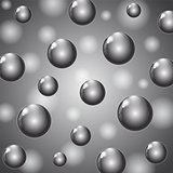 Gray balls on monochrome background.
