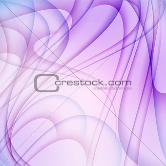 Violet abstract background with curves lines.