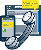 Telephone Smartphone Website Call Back