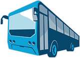 Tourist Shuttle Bus Coach Retro