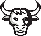 Bull Cow Head Retro