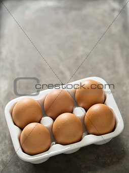 rustic chicken egg
