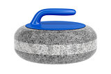 Side view of curling stone