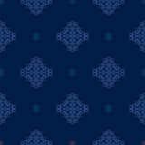 Seamless Texture on Blue. Element for Design.