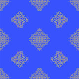 Seamless Texture on Blue. Element for Design