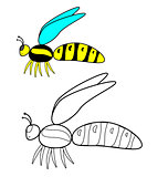Color by example wasp