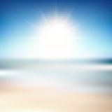 Beach blur background 