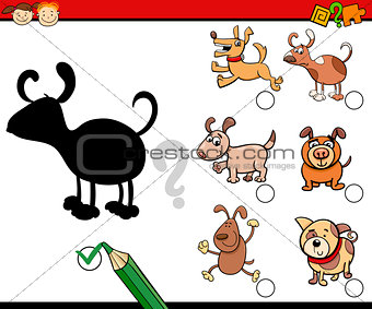 shadows activity with dogs