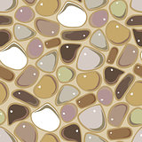 Seamless Pattern - Pebble cobblestone background