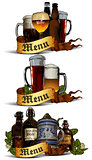 set of beer elements