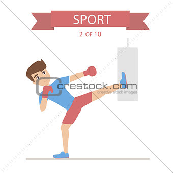 Sport Fitness character